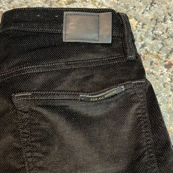 7 for All Mankind Black Corduroy Jeans - Picture 5 of 5